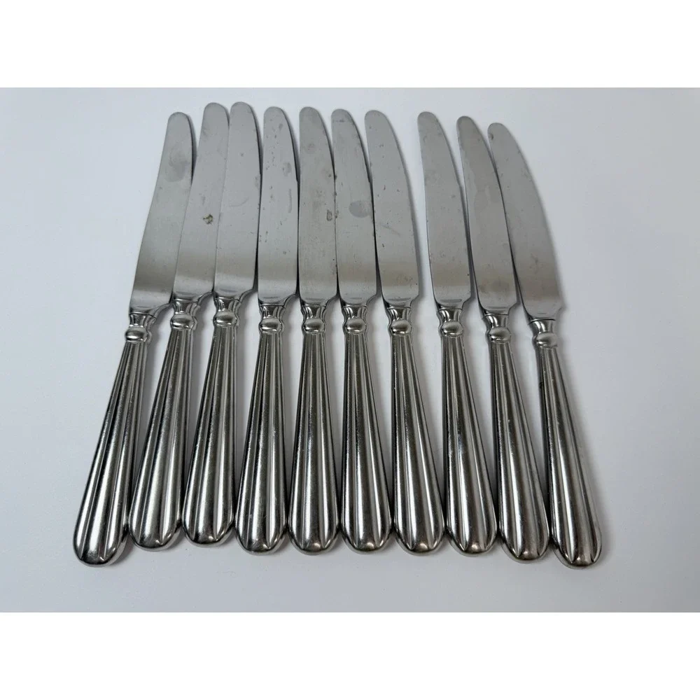 Oneida‎ Unity 10 Dinner Knives Stainless Flatware Replacements USA